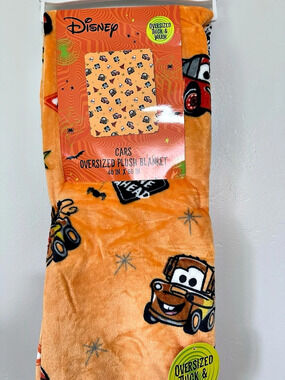 Disney Cars Halloween Plush Blanket